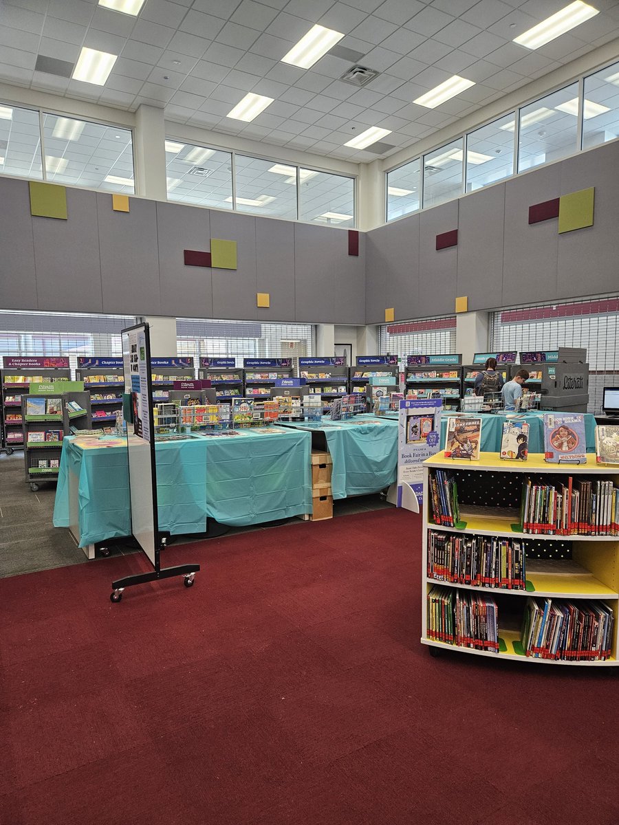joyjstew's tweet photo. Book fair and marble roller coaster construction - its a busy week for the Magnolia Intermediate Library! https://t.co/ZPZMrvVLaS
