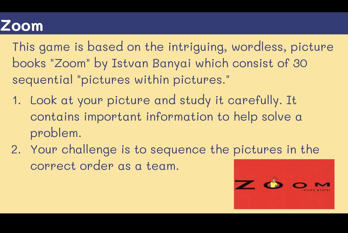 msclark_56's tweet photo. Ss in 6/7 and 7/8 worked together using Zoom Books to place pictures in the correct sequence. Amazing communication, collaboration and “zooming” in. Engagement at its best with #picturebooks #wordlessbooks @KnollwoodPark1 https://t.co/JwquwkFLdv