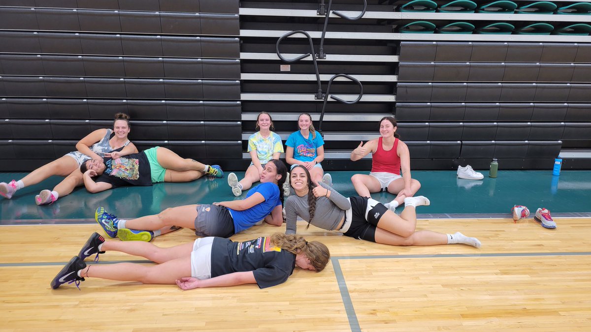 This hardworking crew is looking forward to practice next week and after finishing off preseason workouts today! #hardwork