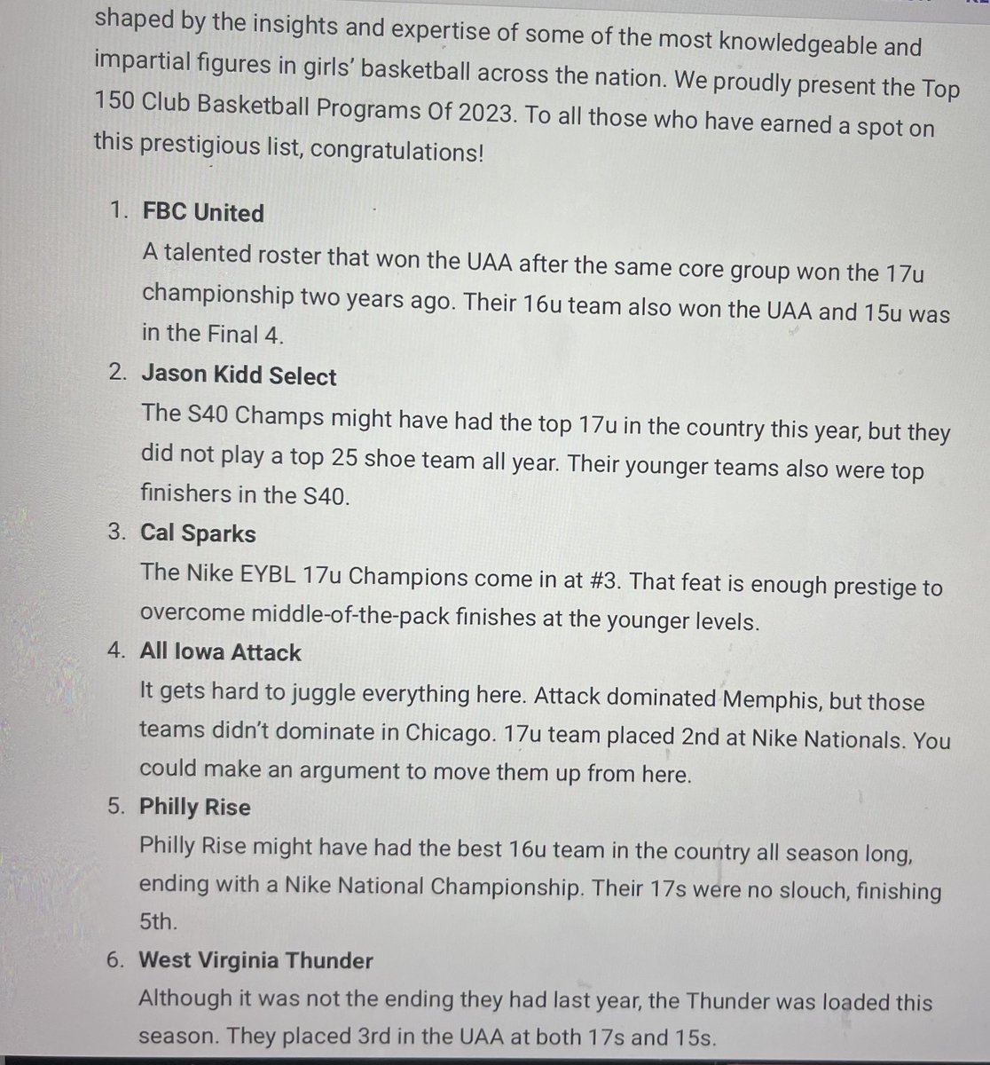 philly_rise's tweet photo. Thanks @JrAllStarBB for the recognition as a Top 5 program in the USA. Congratulations to our Players and Coaches who made this happen! @klhoops @TalenWatson @abriancreech @BigPaulTweets #TONYLEE @dougwestbball @vincecattano @Myonie_JW @official_ebair @MikeSteidle32 @CianiRedd https://t.co/6FEYKrLjcL
