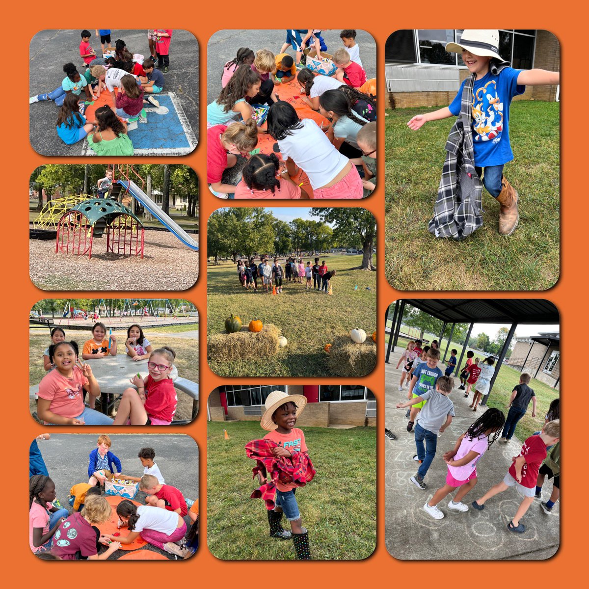 SHEtigertales's tweet photo. PAWS PARTY ๐พ
โข
Yesterday, we celebrated our school wide positive behavior by having a Fall Festival! We had pumpkin decorating, a scarecrow relay, musical cookies, pumpkin ring toss, & popsicles! It was a great day! ๐
#SHEtales #pawsparty https://t.co/Ksp2UY60Jj