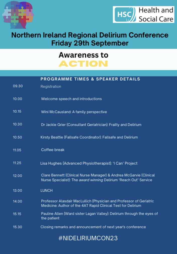 nicola loughlin (@nicolaloughlin3) on Twitter photo Big Day Tomorrow!!!
See you all there!
#NIDELIRIUMCON23
<a href="/A_MacLullich/">Alasdair MacLullich</a>
<a href="/wini_mccausland/">Wini McCausland</a>
<a href="/millarwilson/">audrey harris</a>
<a href="/publichealthni/">Public Health Agency</a>
<a href="/NHSCTrust/">Northern Trust</a>
<a href="/BelfastTrust/">Belfast Trust</a>
<a href="/KarenJe21934884/">Karen.Jenkins</a> Big Day Tomorrow!!!
See you all there!
#NIDELIRIUMCON23
<a href="/A_MacLullich/">Alasdair MacLullich</a>
<a href="/wini_mccausland/">Wini McCausland</a>
<a href="/millarwilson/">audrey harris</a>
<a href="/publichealthni/">Public Health Agency</a>
<a href="/NHSCTrust/">Northern Trust</a>
<a href="/BelfastTrust/">Belfast Trust</a>
<a href="/KarenJe21934884/">Karen.Jenkins</a>