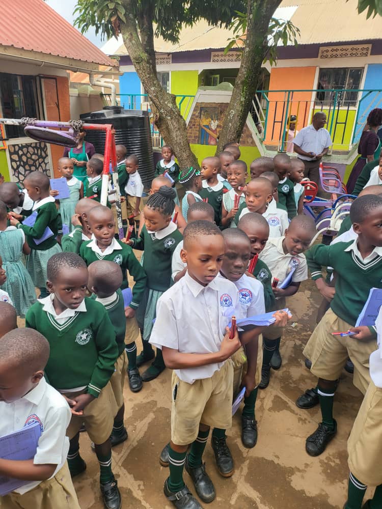 MAAssociation1's tweet photo. First Charity by Maa family at Morning star primary school kawaala https://t.co/J0euLlmsM2