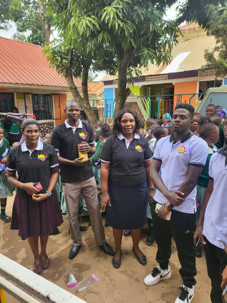 MAAssociation1's tweet photo. First Charity by Maa family at Morning star primary school kawaala https://t.co/J0euLlmsM2