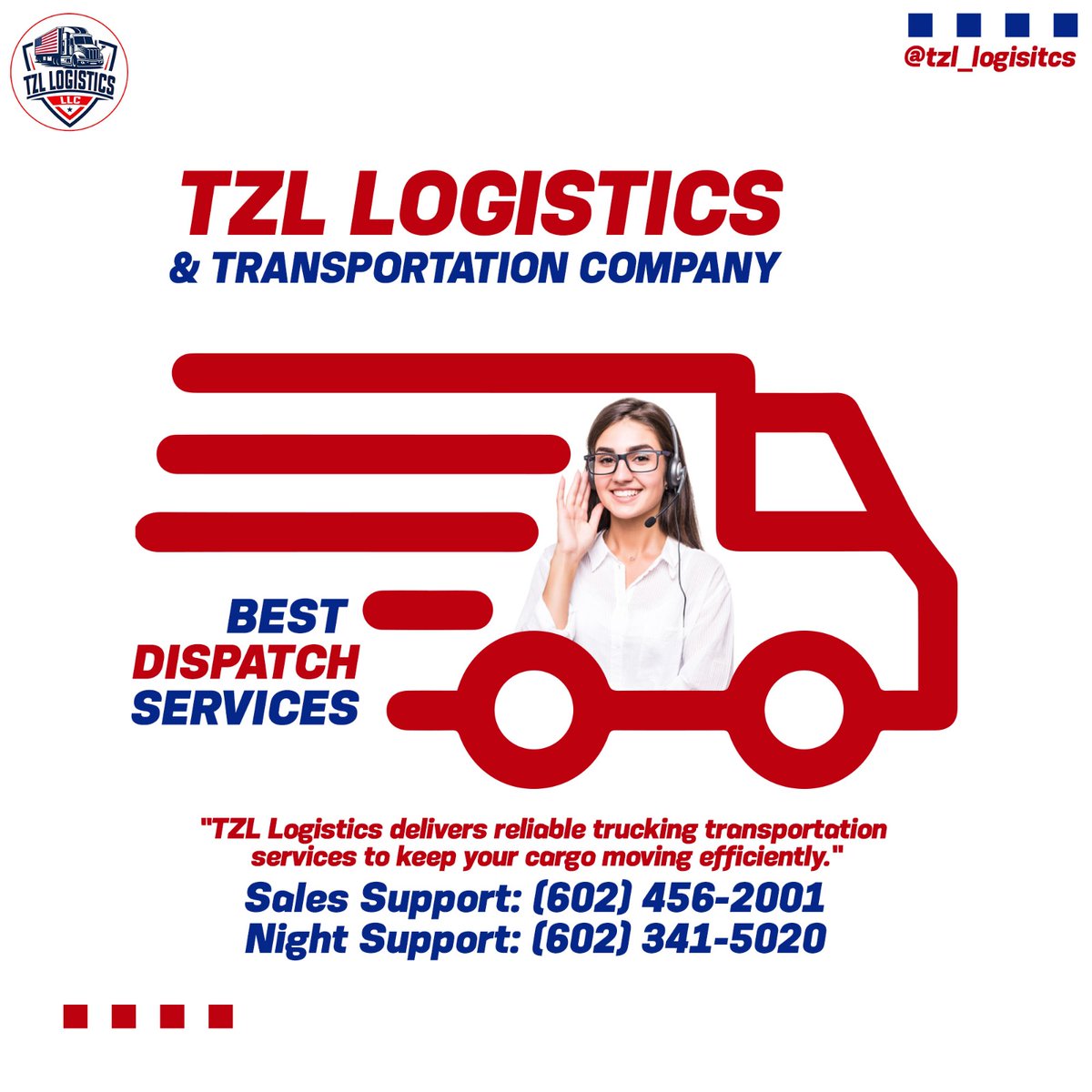 Logisticsl36440's tweet photo. "Tzl Logistics: Navigating the Future of Freight with Precision and Care 📷📷"
"Where Speed Meets Reliability: Tzl Logistics - Your Trusted Partner in Transportation."
"Efficiency in Motion: Tzl Logistics - Delivering Excellence, Every Mile of the Way. 📷📷 #TzlLogistics" https://t.co/bGNnr3BjMz