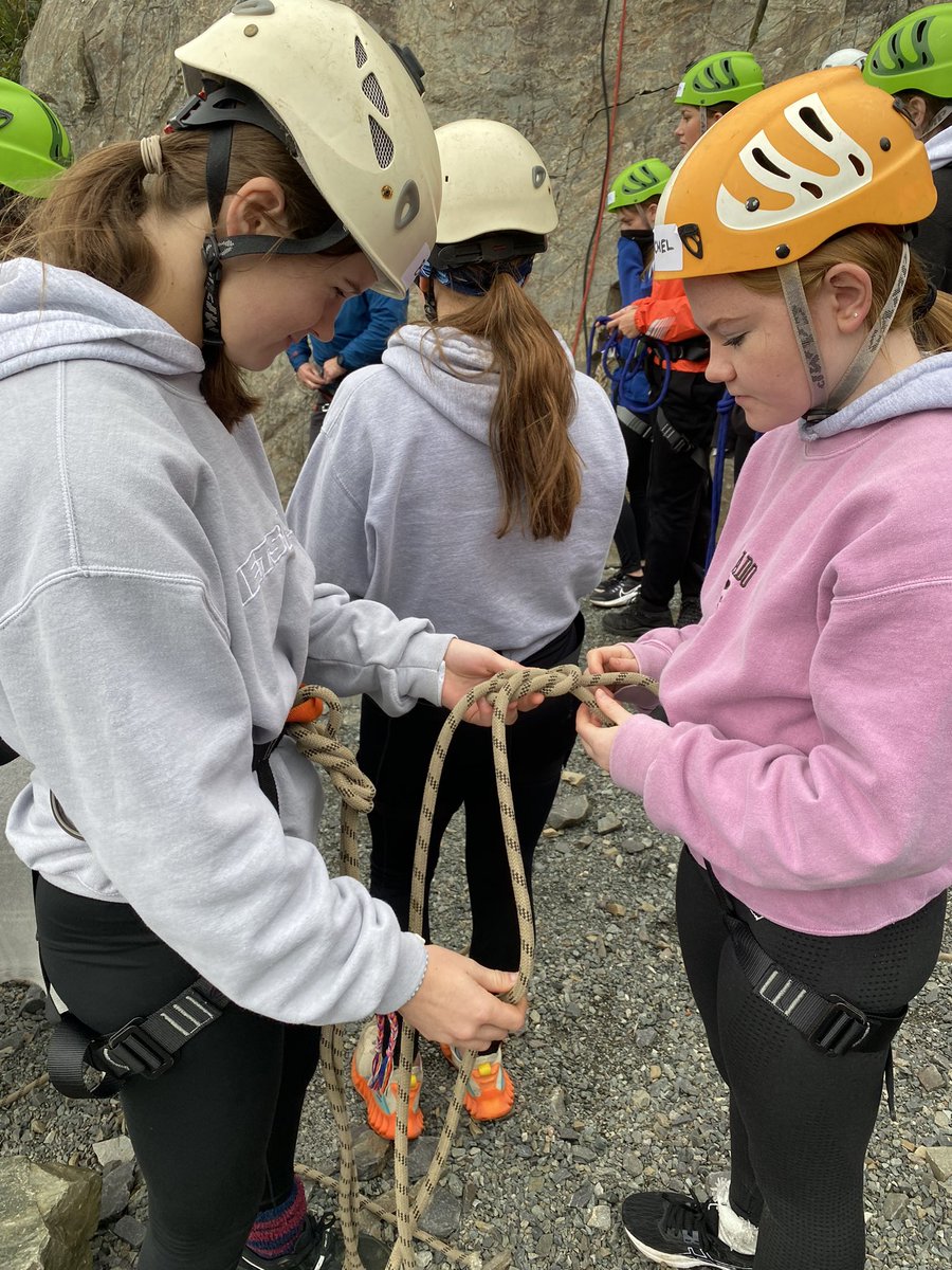 Cracker first day of GCSE PE Rock Climbing with the <a href="/peDeptBCS/">peDeptBCS</a> girls. Storm Agnes cleared and we had a great learning day. Super effort from everyone. #rockclimbing #outdoorlearning