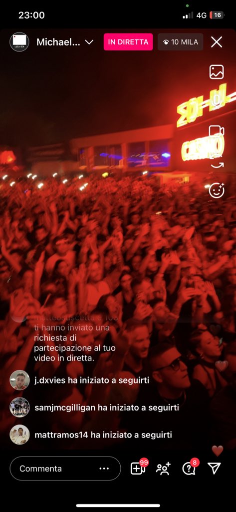 10k watching my instagram Live thank you! He's back ❤️❤️❤️ #michaelbibi