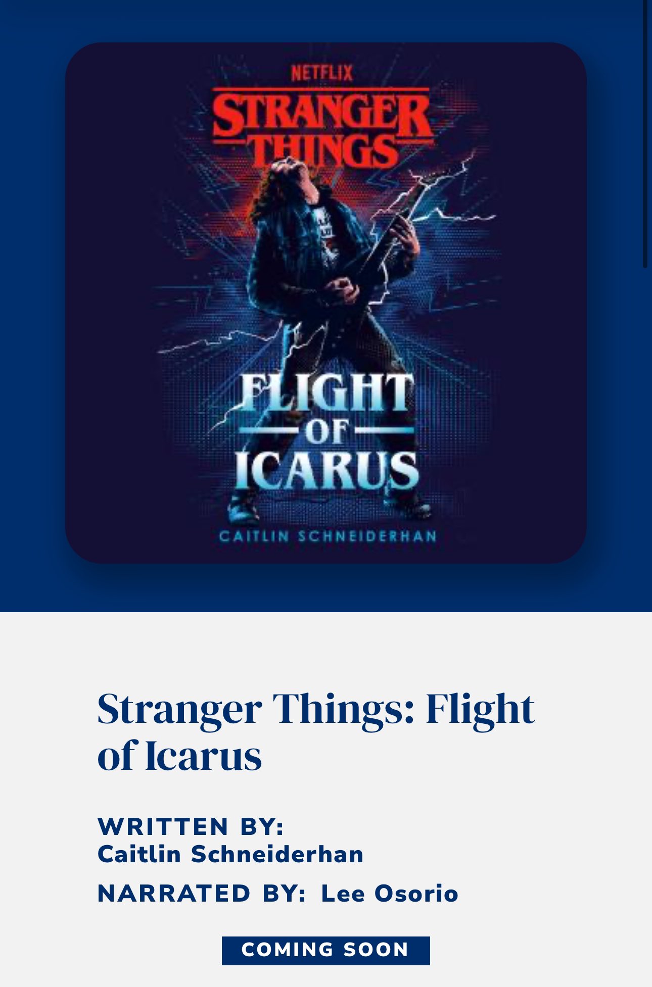 Stranger Things: Flight Of Icarus Book