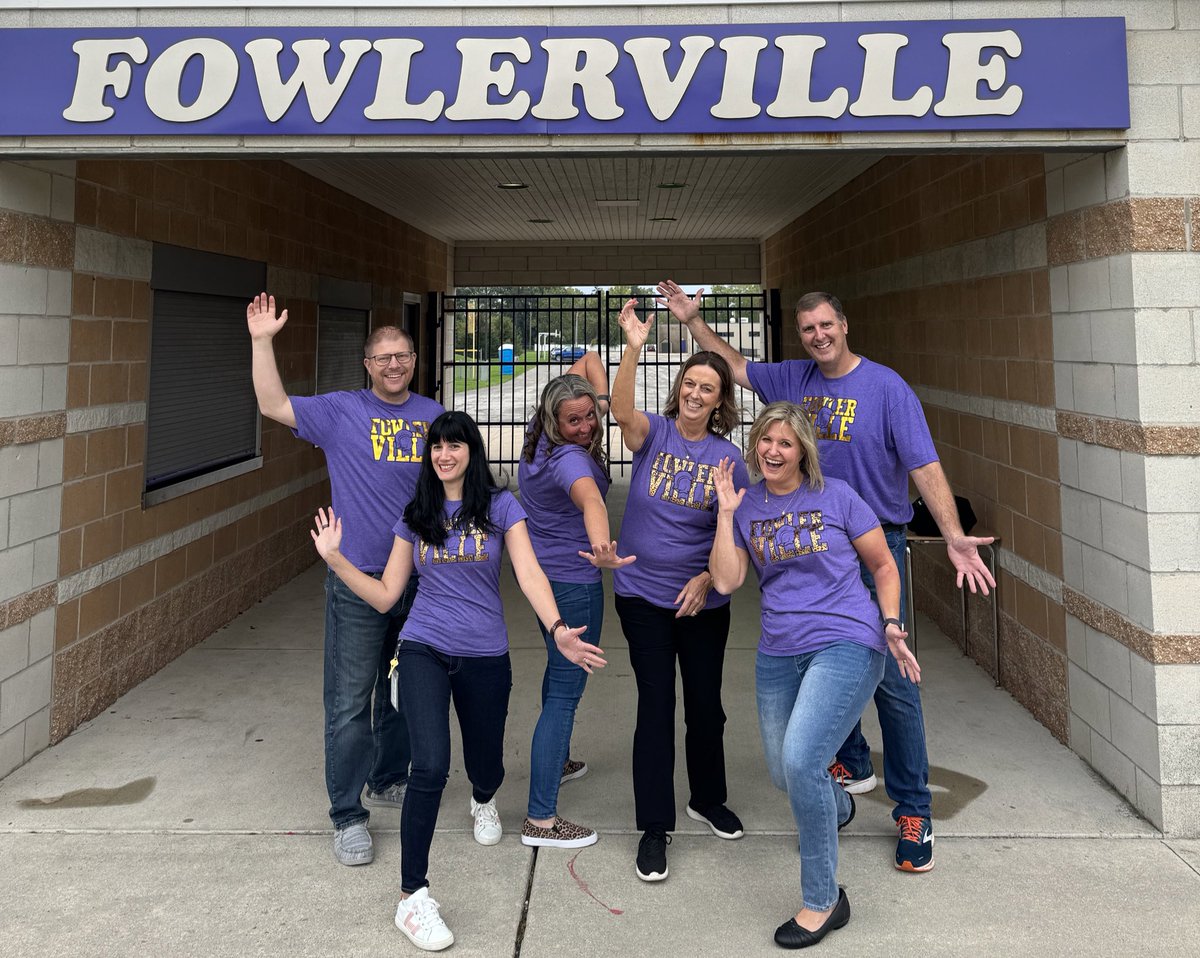 Celebrating homecoming squad day with our admin team! 💜 #goglads
