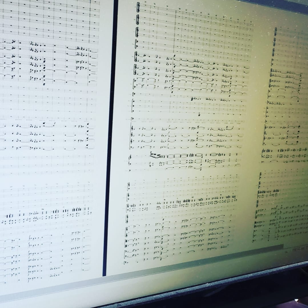 Lyons02Yahoo's tweet photo. A page from the score for "Psychedelic Roses", from our musical comedy "Martha Washington Must Die", with veteran playwright Reggie Bruce. Hear it at:
https://t.co/Ta5fjT4bVg
#MUSICVERSE #music #MUSICFAIR #writing #WriterCup #writingcommunity #writerscommunity #writing #write https://t.co/JgvMpC9npI