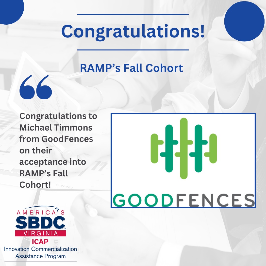 Congratulations to Michael Timmons from GoodFences on their acceptance into RAMP’s Fall Cohort!

"GoodFences improves communication, collaboration, and trust between homeowners and their community associations"