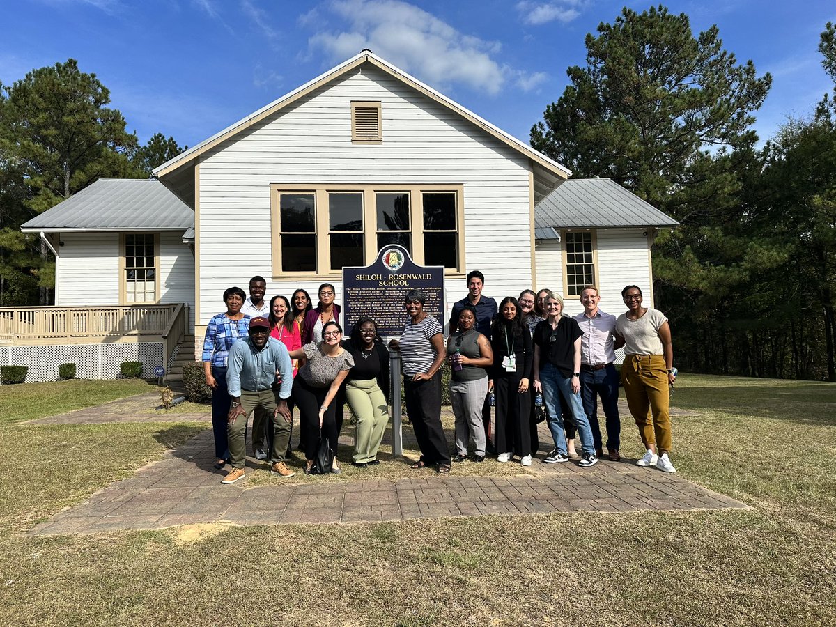 Today the <a href="/uabpeds/">UAB Department of Pediatrics</a> HES scholars had the pleasure of visiting the first Rosenwald school, in Macon County AL. 

Their motto: “Good, better, best. Never let it rest. Until the good is better, and the better is best.” 🥇