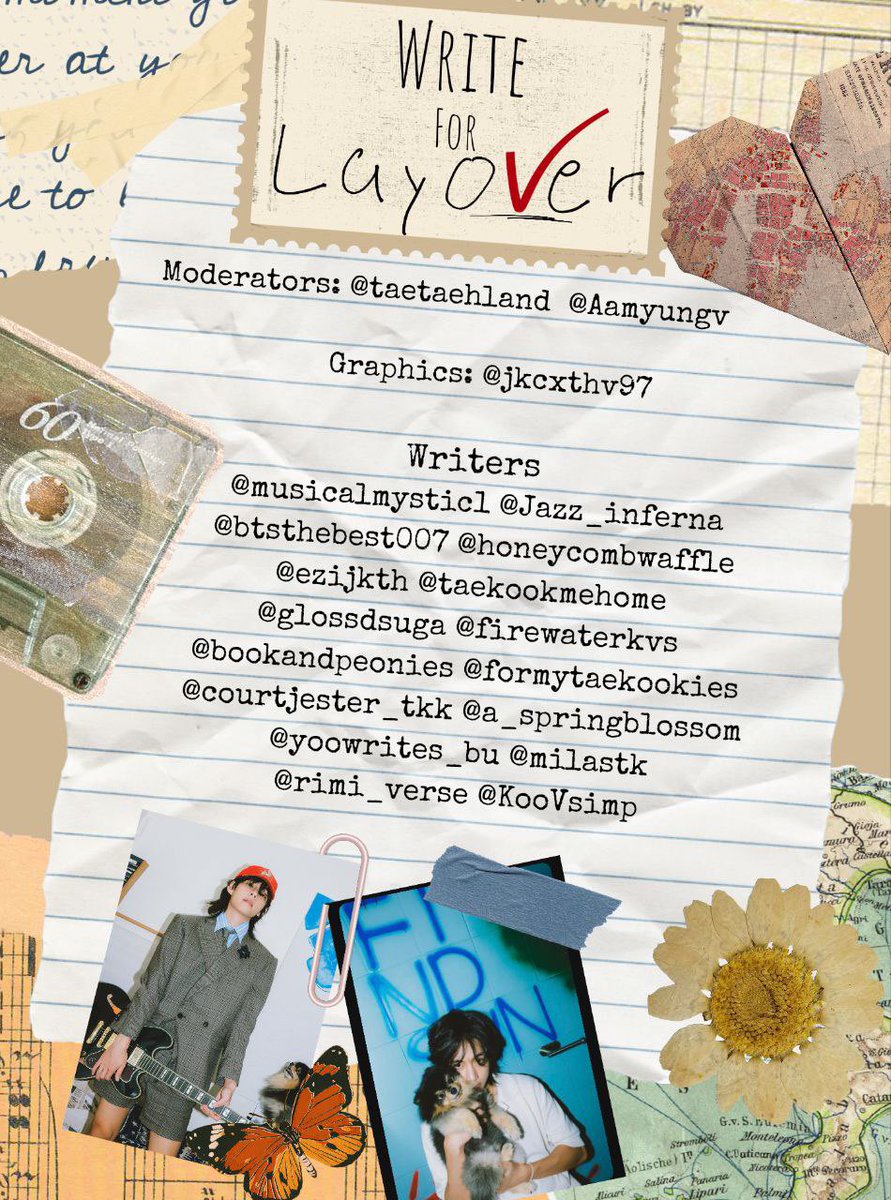 kookvficrec's tweet photo. Before #WriteForLayover officially comes to a close, we would all like to thank everyone for participating and for streaming Layover with us! ♡ Every stream counts and we hope you continue to stream for Taehyung even after this!!

Additionally, we would like to give a special + https://t.co/xprytcgJiP