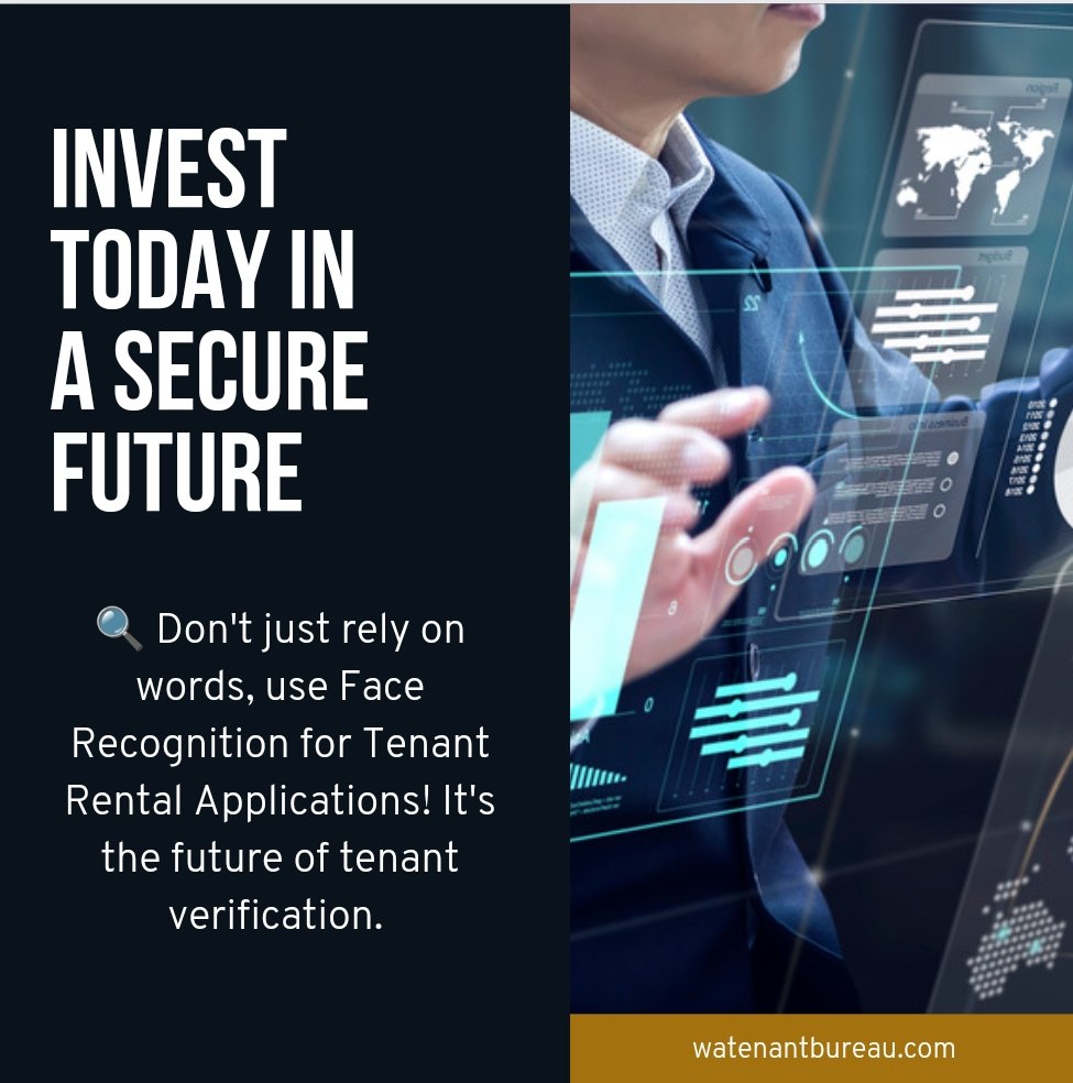 🔍 Don't just rely on words, use Face Recognition for Tenant Rental Applications! It's the future of tenant verification. 

Check it out: watenantbureau.com
.

#hotelsecurity #hotelmotel #tenant
 #FaceRecognition #TenantVerification 
#panama