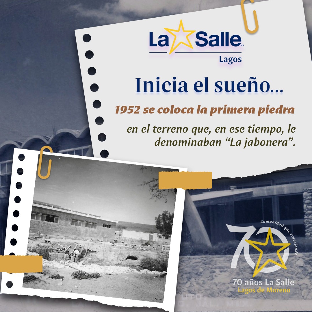 Rumbo al 70 aniversario 🎉
Compartiremos algunos datos sobre nuestra historia y del como hemos creado una "Comunidad que Trasciende" 🙌🏻☺️

 #70años #SomosLaSalle #ComunidadQueTrasciende