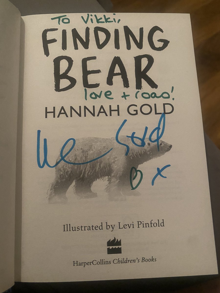 And now, my next book, which is ready for tomorrow night…. Cannot wait to meet April and Bear again. 🐻‍❄️ 🥜 🧈 @HGold_author @LeviPenfold @Wonder_Bookshop #RotherhamLovesReading