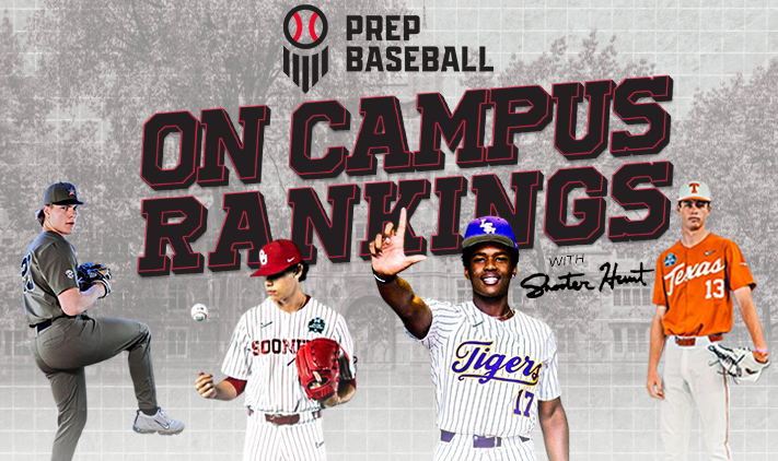 🔝𝟭𝟱𝟬 𝗢𝗻 𝗖𝗮𝗺𝗽𝘂𝘀 𝗥𝗮𝗻𝗸𝗶𝗻𝗴𝘀 

Prep Baseball presents the Top-150 'On Campus' Rankings. See how these talented prospects stack up with their freshman peers.

📈 loom.ly/LwMrx2I | <a href="/ShooterHunt/">Shooter Hunt</a>