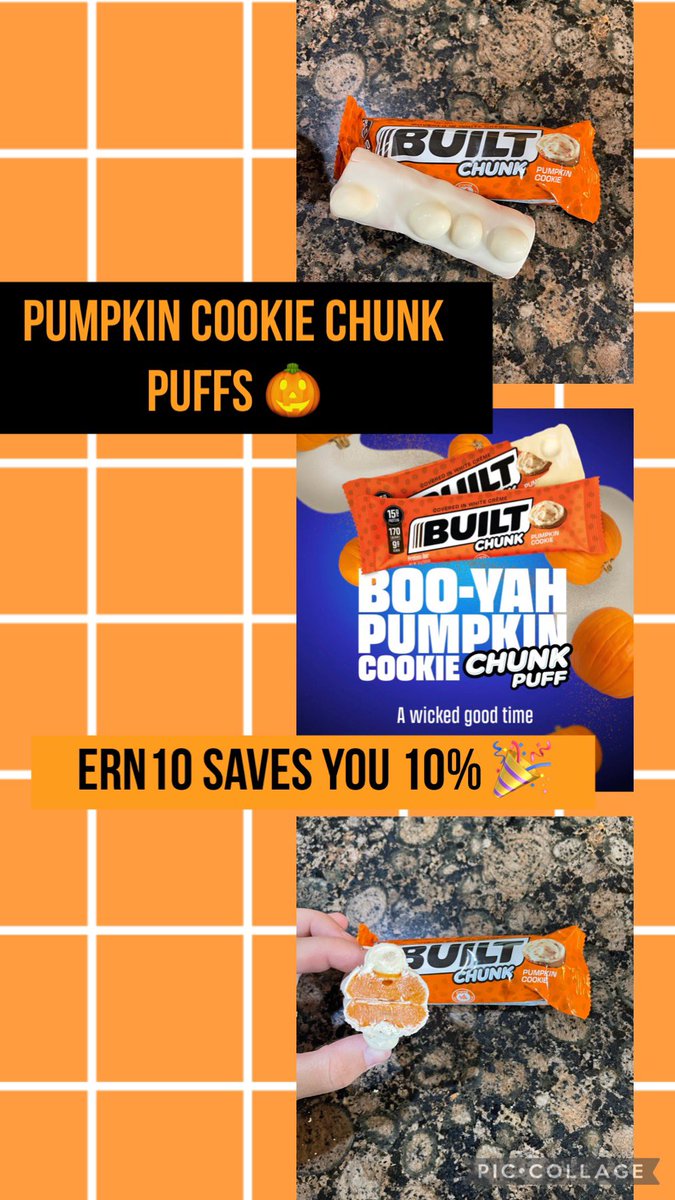 #imbuilt #builtbar #built #chocolate #dessertbar #bars #healthy #healthysnack #health #fitness #gymtime #motivation #weightloss #mamafuel #mamastrong #strong #protein #healthylifestyle #delicious #healthyrecipe  #limitedtime #discountcode #code @Built_Bar #pumpkin #fall #yummy