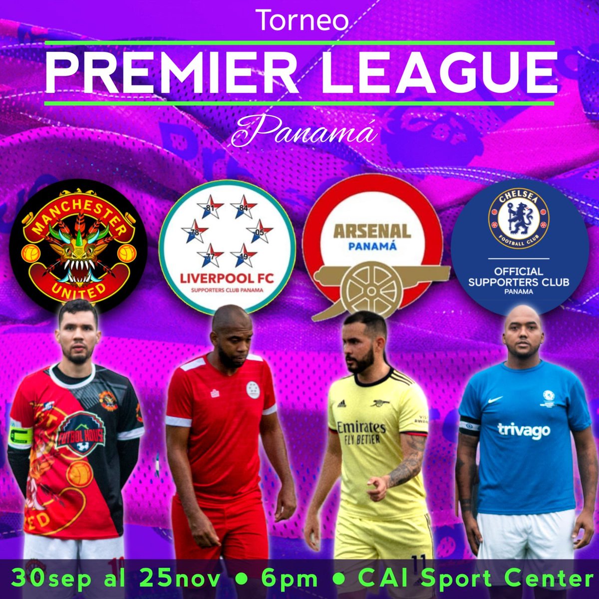 Buenas Tardes Comunidad Red Devil

Le recordamos que para este sábado a las 6:00 p.m. en la Cancha del CAI inicia nuestra participación en el torneo de la Premier League Panamá.

Esperemos contar con tu apoyo en este magno evento deportivo. 

#MUFC 
#MUFC_FAMILY 
#MUFC_PTY
#GGMU