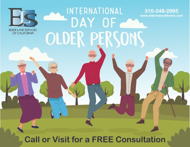 Elderlawservice's tweet photo. October 1st marks International Day of Older Persons, a special day to acknowledge and commemorate the invaluable contributions that older individuals bring to our communities. 
Call today for your FREE consultation 
#medicalplanning #protection #ELS #elderlaw https://t.co/330ocul0e0