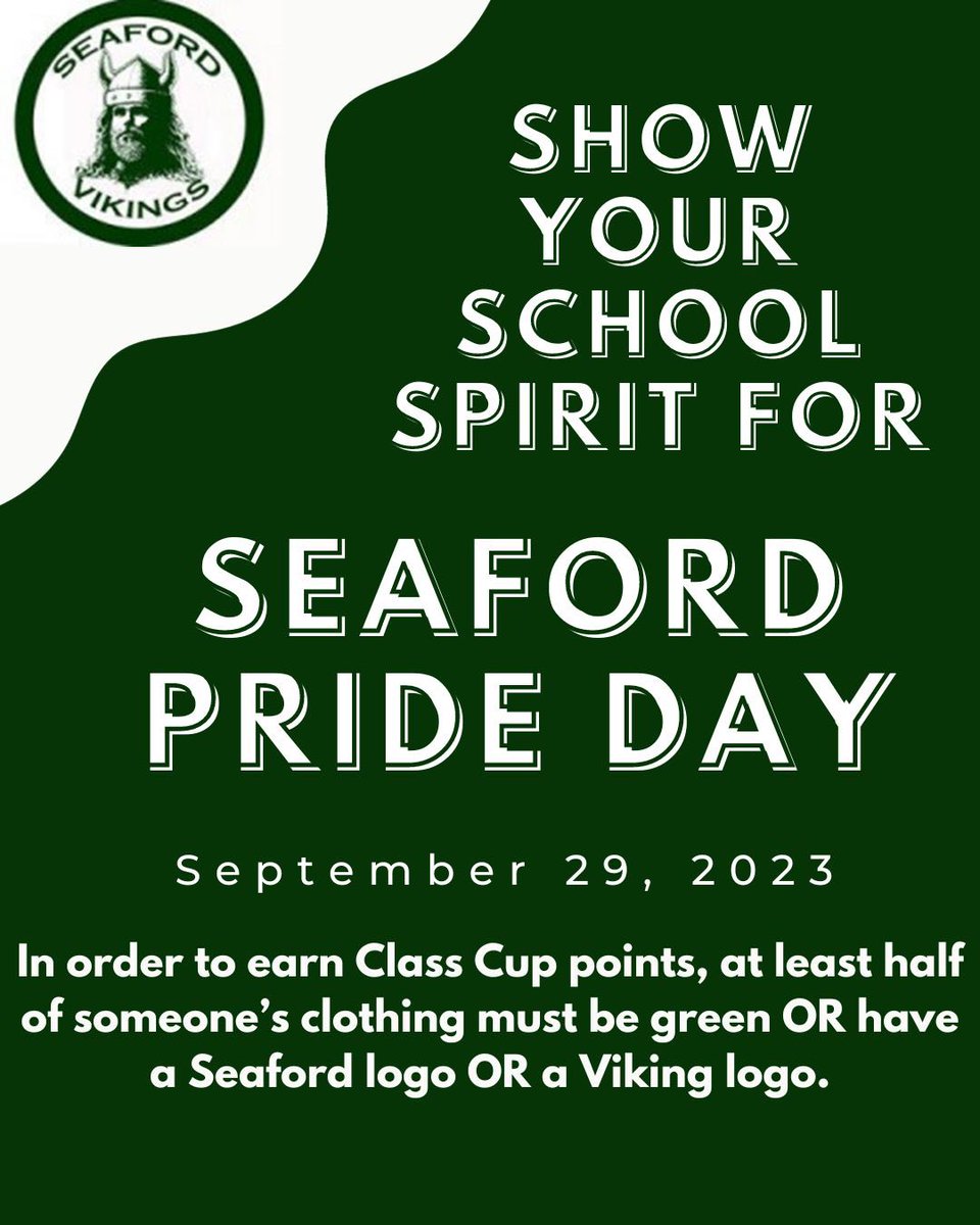 Show your school spirit tomorrow!