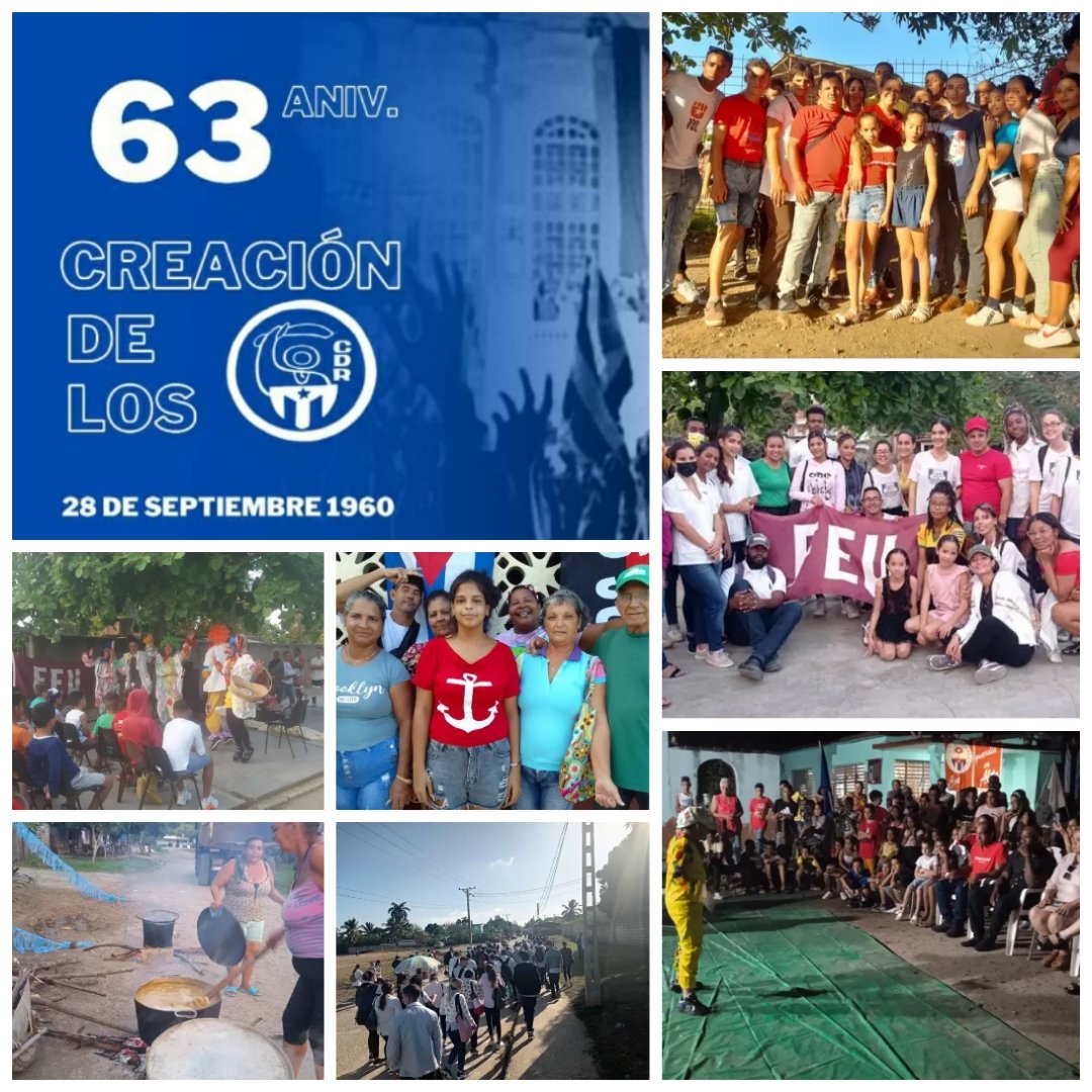 🇨🇺 #28DeSeptiembre Aniversario 63 de los Comités de Defensa de la Revolución.

#PEDIACAM2023 
#CubaVencerá
#UCMCamagüey #RumboALaExcelencia
#Camagüey510 #OrgulloQueNosDefine #UnaMejorJuventud #CreaTuFelicidad #FloridaNoSeDetiene #ANPP