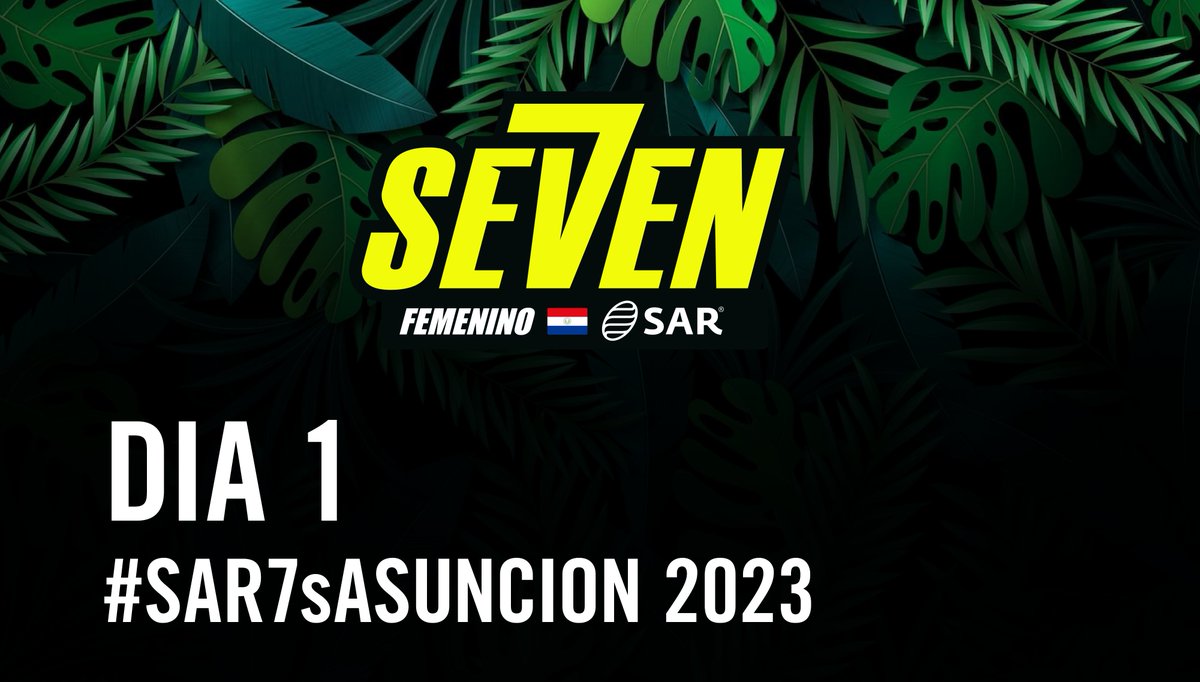 #SAR7s | ¡Mirá el día 1 del seven en vivo! 🇵🇾📡

Hoy comienza el #SAR7s femenino en Asunción y se podrá ver en vivo por el canal de youtube de SAR en el siguiente link 👉🏼 youtube.com/live/RtXvYj_x-…

📆 Sábado 30/09
⏰ Desde las 11.30hs (Paraguay)

#ElRugbyNosUne