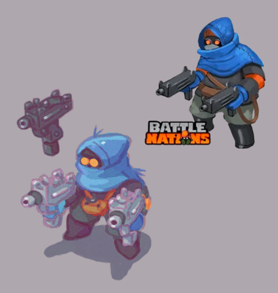 A quick little re-draw of a unit I made almost 12 years ago