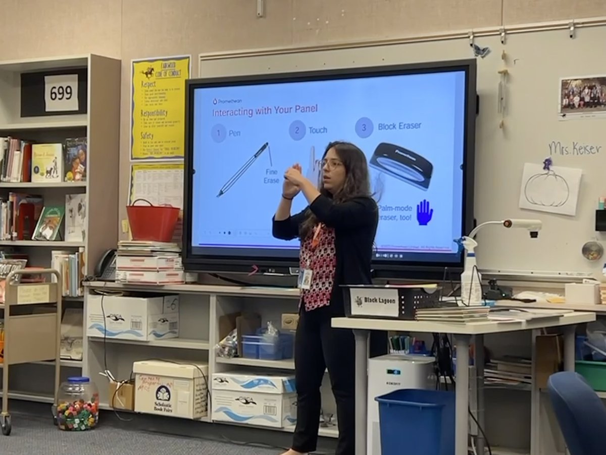 I had a blast with the teachers at Fairwood Elementary School training on engagement with <a href="/Promethean/">Promethean</a> tools! <a href="/KentSchools415/">Kent School District</a> #Promethean #ActivPanel
