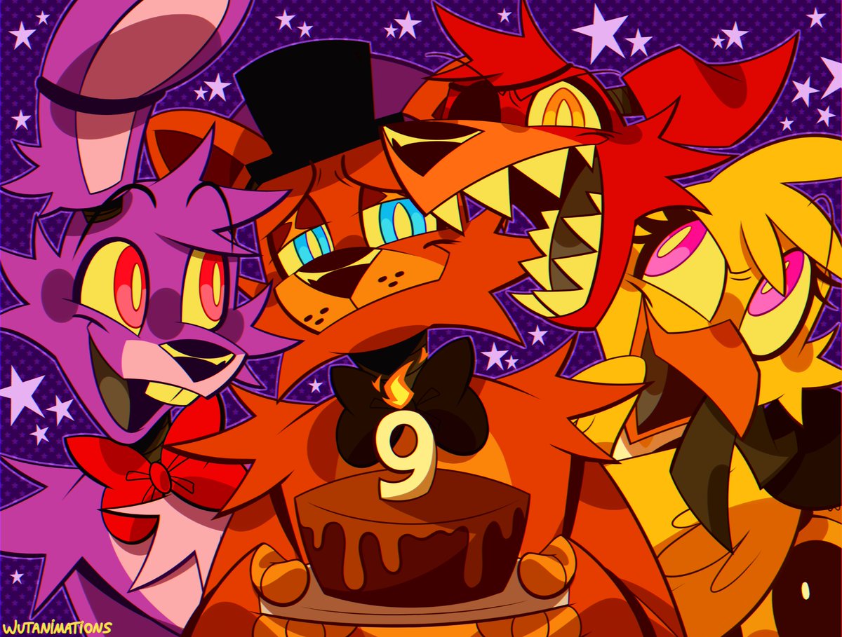 wutanimations's tweet photo. ★ 9 years at freddy's ★ #fnaf https://t.co/zCB5dPk4BA