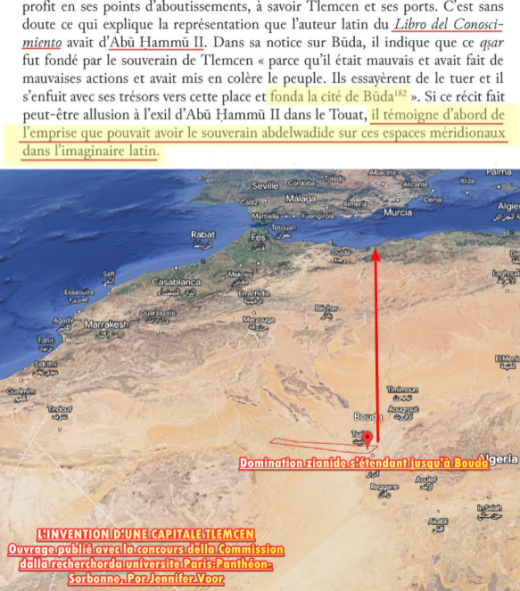 DzayerOffensive's tweet photo. 🏜️| La domination du Sahara par les zianides
1/ Les zianides ont toujours été les maitres absolus du sahara longeant la frontière marocaine et algérienne,ces derniers avaient réussi à être maitre de tout le commerce trans-saharien démontrant leur autorité totale sur Sijilmassa-Béchar-OuedDraa donc tindouf également.
Le début de la soumission de sijilmassa remonte à l'époque de Yaghmoracen , ce dernier avait noué des liens en vassalisant les tribus arabes de la région qui l'ont permis d'avoir un contrôle effectif sur le pays pendant un bon 10 ans , le fais que les mérinides ont réoccupé la ville ne signifie AUCUNEMENT qu'on avait perdu contrôle de la région , bien au contraire, car les zianides se sont quand même entretenus comme étant les maitres de l'axe saharien et contrôlaient toutes les routes et les tribus qui vivaient là-bas , il avait un softpower totale , même par exemple lorsqu'un opposant mérinide avait fondé son propre état indépendant là-bas du nom d'Abu Ali , ce dernier avait noué des intelligences et des liens politiques avec Abu tashfin qui était roi de tlemcen.
Une autre preuve témoignant de la suprématie des zianides sur le sahara longeant les frontières algériennes étaient à l'époque lorsque abu hammu II avait dépéché un officier et un vizir zianide du nom d'Abu muslim de la tribu des beni zerdal primitivement du Zab algérien comme gouverneur de l'oued draa ce qui inclut TOUT le sud marocain ainsi que TINDOUF
Les zianides avaient même soutenu et permis à un des fils d'Abu Ali de devenir monarque mérinide lui fournissant même un équipage royal et qui était à l'époque maitresse de sijilmassa en correspondance avec les zianides
2/ Les zianides ont dominé le sahara algérien et cela est confirmé à travers de multiple ouvrage médievaux, par exemple dans le livre intitulé " Libro del Conoscimento "
l'auteur nous rapporte que Bouda qui est une cité saharienne à la frontière mauritanienne avait été fondée par abu hammu II lorsqu'il séjournait au sud Cela témoigne non seulement l'impacte zianide au sahara,mais qu'elle régnait là-bas en maitre et qu'elle était capable de régner dans des contrées méridionales très éloignées de sa capitale
3/ La région de figuig était allié et sous tutelle des zianides , elles servaient de place forte et de région de refuge pour abu hammu , les chefs supportaient et ravitaillaient meme le sultan de tlemcen lorsque ce dernier avait besoin d'armada militaire et des hommes,elle servait de région tampon et de lieu d'utilisation également pour que les zianides se rendent au touat
Tlemcen avait également su prouver qu'elle était réellement souveraine du sahara algérien, car elle a réussi à avoir un contrôle total sur l'ensemble des routes transahariennes reliant Timbouctou-Touat-Tlemcen
Tlemcen était le seul point de lieu permettant d'aller jusqu'à le touat,c'est confirmé même par les marchands italiens qui allaient d'abord au honaine avant de s'y rendre au gourara montrant que les seuls qui avaient un lien commercial avec le sahara algérien, c'était la dynastie des zianides
4/ Tout le Sahara ifriqiyen incluant le zab donc de biskra à touggourt s’était soumis a Abu Hammu II le zianide selon abd al rahman frère de ibn khaldun
🔖| Jennifer Vanz Historienne et professeur d’histoire géographie à l’Université Paris Est Marne-La-Vallée : L'invention d'une capitale , Tlemcen.
- Abd al-Rahman Ibn Khaldun