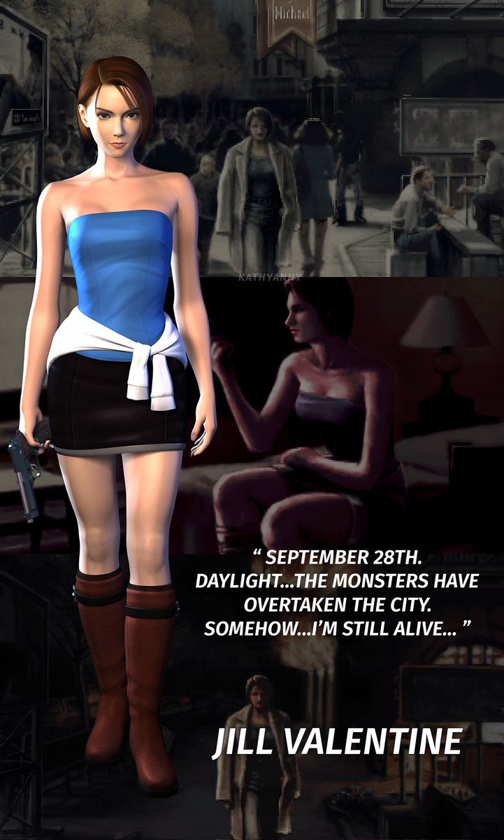 25 years ago today. Jill Valentine was about to be involved in an unprecedented disaster in Raccoon City...

#バイオハザード #ResidentEvil #REBHFun #JillValentine #RE3 #ResidentEvil3 #Biohazard3
