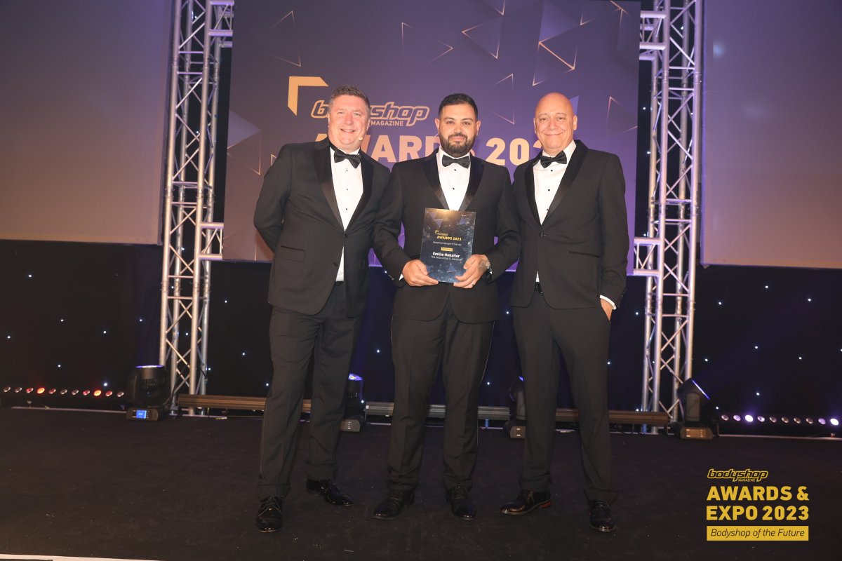 We saved the best for last with our #bodyshopAwards2023 Bodyshop Manager of the Year award, which has gone to Emilio Hebaiter from @thevellagroupUK in Liverpool. Congratulations for Emilio and to all of tonight’s winners.
#bodyshopmag #bodyshopAwards #collisionrepair #bodyrepair