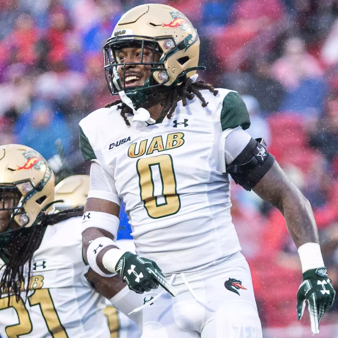 Keondre Swoopes ranks second in the <a href="/American_Conf/">The American</a> with an average of 8.3 tackles per game. #WinAsOne