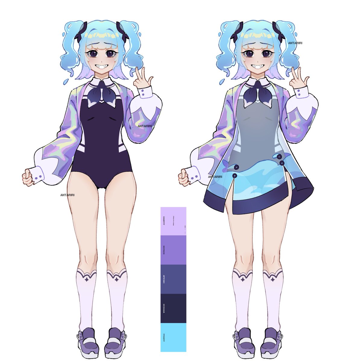 I realized I don’t have the time to keep checking my twitter so I’ll just raffle her off for now.
-winner gets design (no commercial rights)

To enter:
🔁this post
That’s all! 

Ends Oct 1