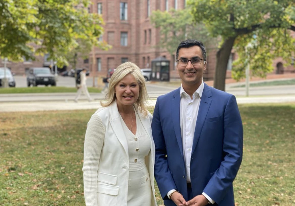 New: just before this weekend's Liberal leadership debate in Stratford MPP Adil Shamji drops out and throws his support behind Bonnie Crombie. #onpoli