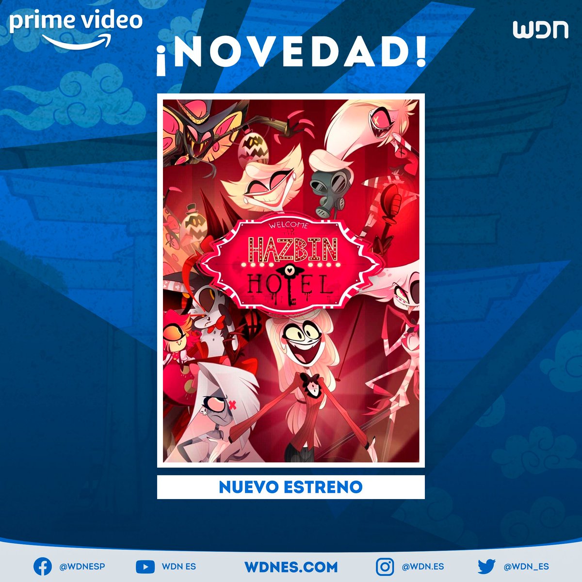 Hazbin Hotel, Temporada 1. Estreno Enero 2024 por  Prime Video. 🔥