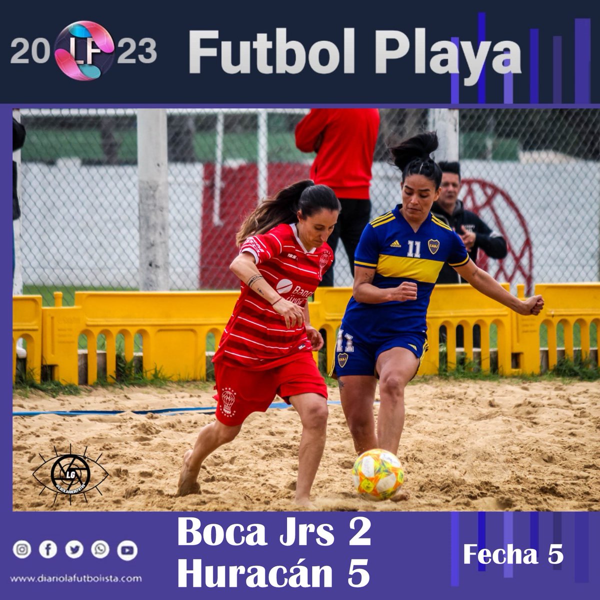 DiarioLaFutbol's tweet photo. Fútbol Playa: Sobraron goles
Ferro y Argentino (Rosario) líderes golearon a Tigre y Atlético Zelaya, respectivamente. Huracán derrotó a Boca para ubicarse tercero. Escobar superó a Ituzaingó.
https://t.co/xkI9JF3dIU https://t.co/MEg6JxpU3M