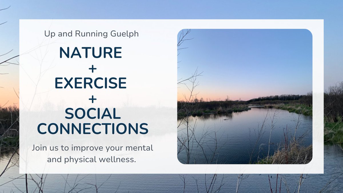 uprunningguelph's tweet image. Are you looking for a friendly and supportive group to help you stay motivated to be active? 
We currently offer programs for women but would like to expand.

Complete our survey to help us grow!
wkf.ms/3D525U8 

#takingstepstogether #guelphprograms #greenexercise