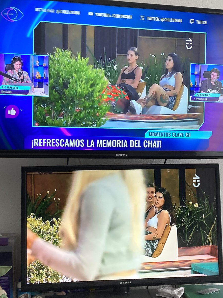 katitalcbll's tweet photo. Me encanto que ingresara la Fran, la mejor entrada 😁👏🏼 @chilevision  y @PlutoTV se activo recién después de horas sin transmisión @YoPatoPerez https://t.co/LXskCpqcn6