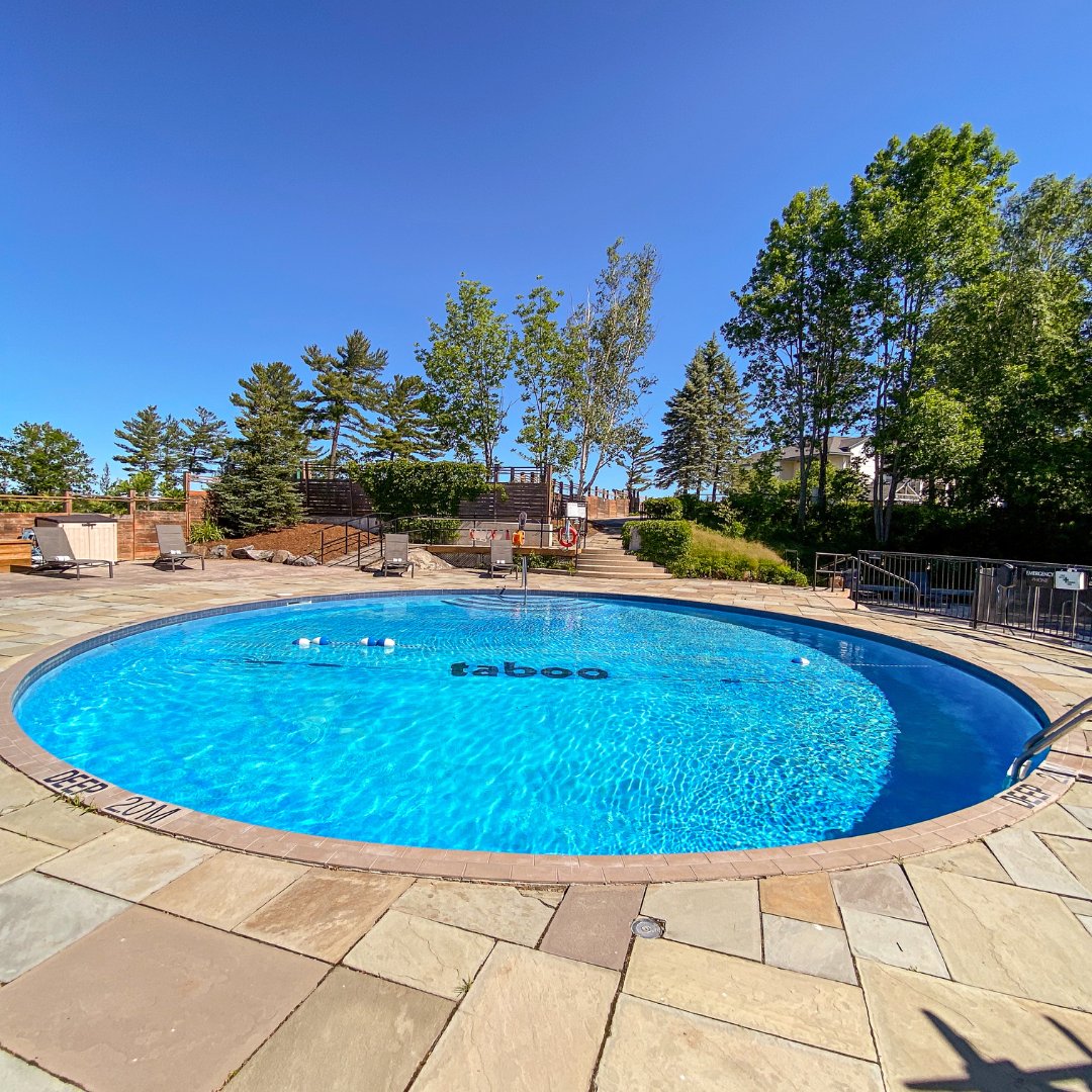 While the air might be a touch chilly, our pool is still warm!

Our Recreation pool by the Adventure Centre is fully heated and will be available for our guests until Sunday, October 22nd. Book your next getaway and take advantage of lounging poolside for a little bit longer 😌