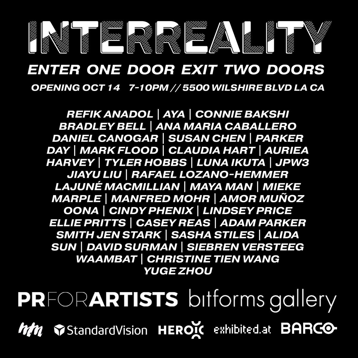 Presenting a new installation here October 14th in Los Angeles!