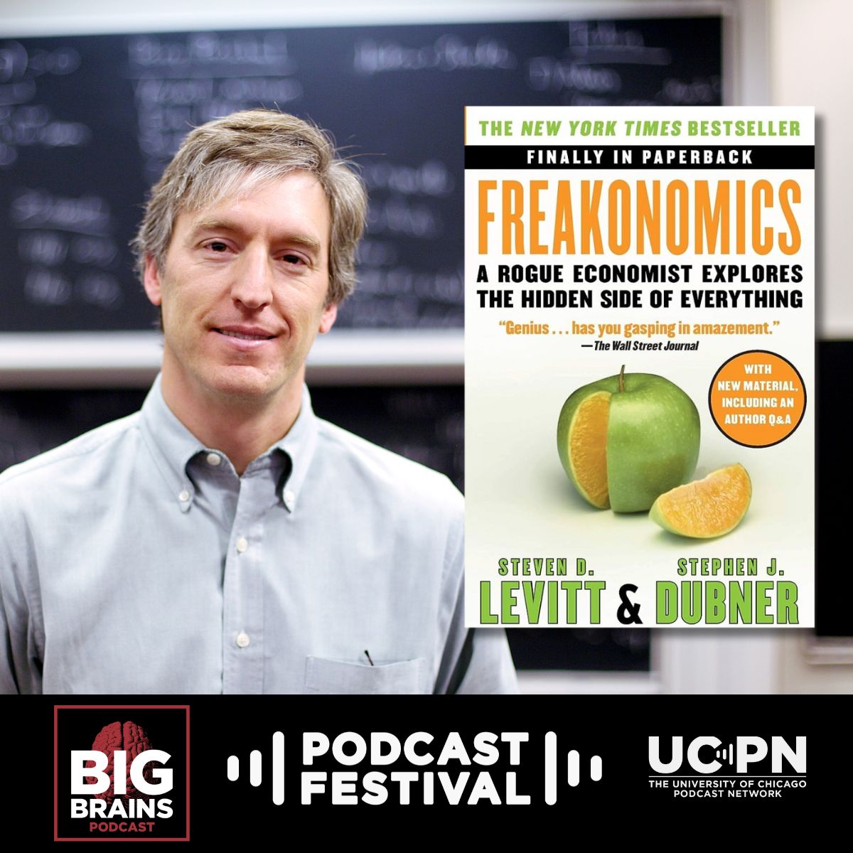 Big Brains Podcast (@bigbrainsuc) on Twitter photo What would you want to ask "Freakonomics" co-author <a href="/StevenDLevitt/">Steve Levitt</a>? Big Brains is interviewing the renowned UChicago economist on Oct. 5, and welcomes your questions by replying below. What would you want to ask "Freakonomics" co-author <a href="/StevenDLevitt/">Steve Levitt</a>? Big Brains is interviewing the renowned UChicago economist on Oct. 5, and welcomes your questions by replying below.