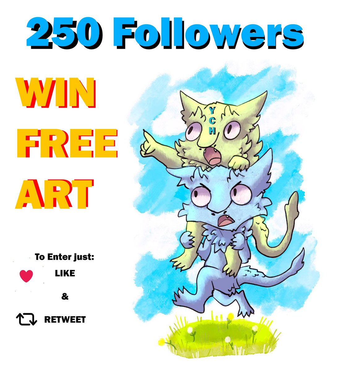 ❕ 250 Follower Art Raffel ❕

I just wanna say Thank you to all of you :3

Aaaannd since I can't draw very good I got something to share from the amazing <a href="/koifur1994/">koi</a>, so Like and Retweet if you want to go for a Piggyback ride ^^

(non sergal species will be sergalised)