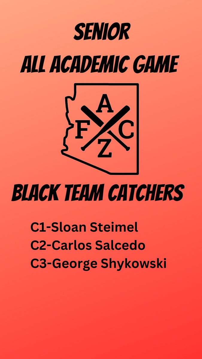 The 2023 SR All Academic Game rosters are set!! Black Team Selections