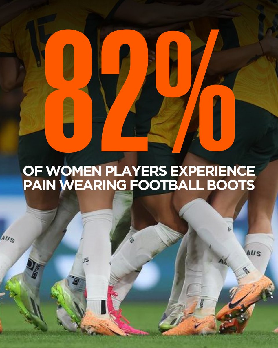 82% of women footballers in Europe that participated in a survey said that they experience discomfort wearing football boots.

[via @changeourgame Image via Getty Images]

#womenssports