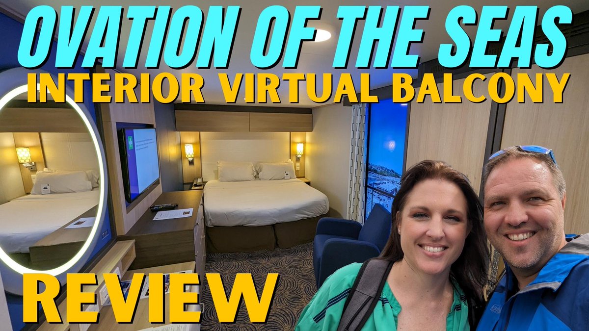 Royal Caribbean Ovation of the Seas Interior Virtual Balcony Cabin Review youtu.be/t-AaD2C0V08?si… via @YouTube #ovationoftheseas #royalcaribbean