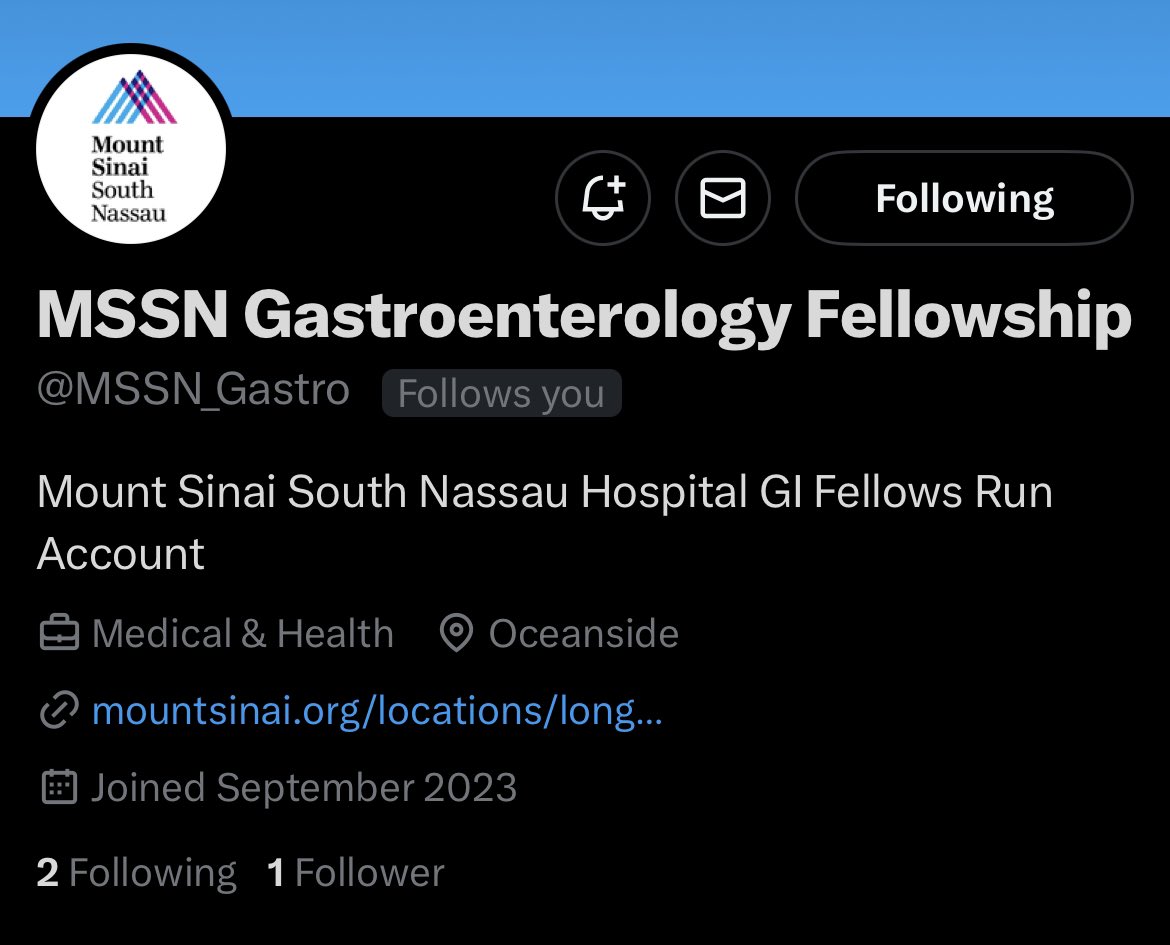 AdvaniRashmiMD's tweet photo. Twitter friends!  @MSSN_Gastro has officially launched their page! Give it a follow!! 

See what our fellows are up to! So many fun educational events and initiatives. 

✅ Learn about our program 
✅ Connect with the fellows
✅ Collaborate with us!

#GITwitter #MedTwitter https://t.co/r2Zh2MWEPp