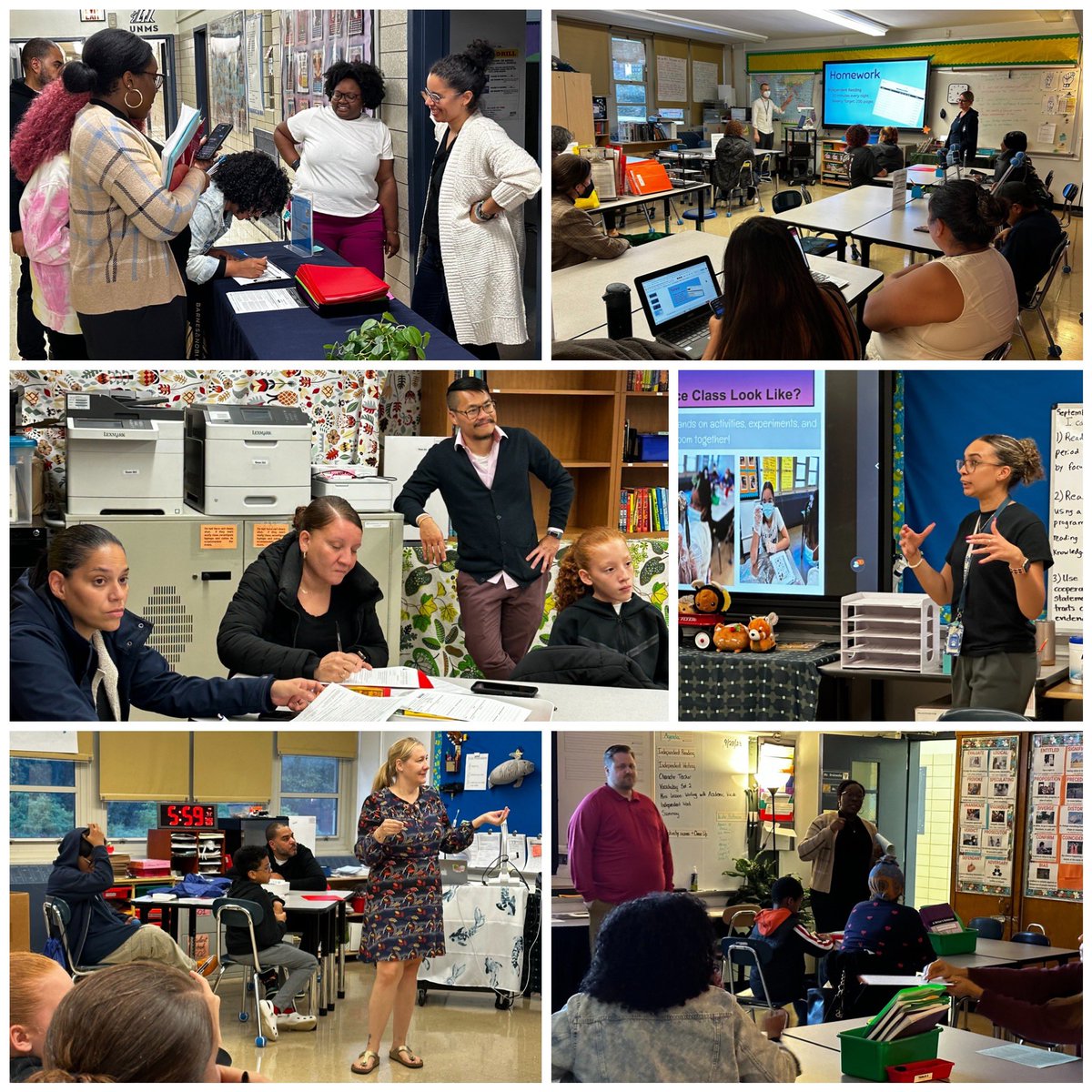 UNMSRocks's tweet image. Our UNMS Curriculum | Back to School Night is happening now! Grateful for our community! #togetherwemakethedifference #unmsrocks @District1NYC