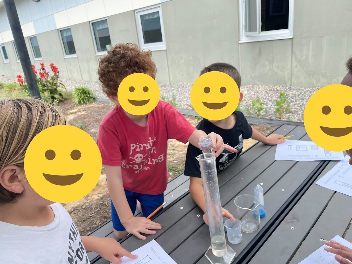 This week second graders explored what the same amount of water looks like in different containers <a href="/EndeavorCharter/">Endeavor Charter School</a>. #ECSscience